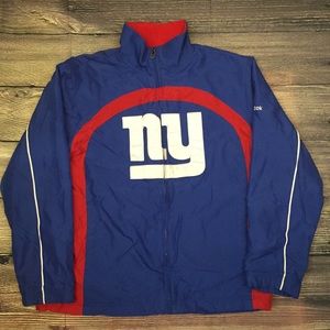 Men's New York Giants Football Full Zip Up Jacket